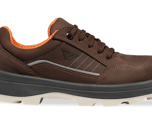 Zapatilla de seguridad marrón Conwork linea origen 655ZA