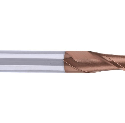 Fresa Plana Metal Duro Revestido 12.00mm De 2 Cortes