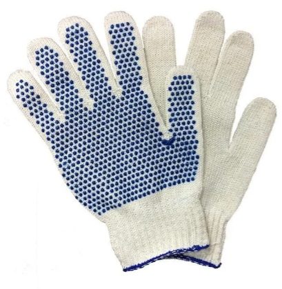Guantes Moteados Algodón Calidad Reforzado Cantidad 1 Par